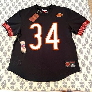 Chicago Bears Walter Payton Mitchell and Ness Throwback Jersey Mens Large NFL